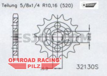 Motorritzel ( D ) fr Kawasaki KXF/RMZ 250 04-05 13 Zhne