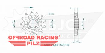 Motorritzel ( D ) fr KTM SX85 18- 13 Zhne