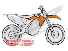 Plastikkit fr KTM EXC 12-, SXF 11-12 orange/weiss