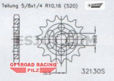 Motorritzel ( D ) fr Kawasaki KXF/RMZ 250 04-05 13 Zhne