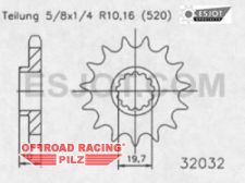 Motorritzel ( D ) fr Suzuki RM 250, 13Zhne